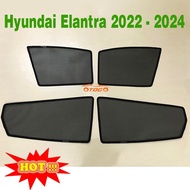 Hyundai Elantra 2022-2024 Sunshade Curtain Set