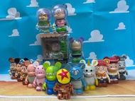 罕有 絕版 Disney Toy Story 原色三眼仔 彩繪 閃粉 黑白 巴斯 D-23胡迪 Pixar波 巴斯太太 翠斯 火腿 犀莉 大頭B 奶油  Vinylmation figure 擺設 玩