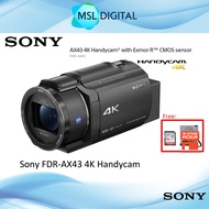 Sony FDR-AX43 FDRAX43 AX43 + 64GB + Protection Filter - 4K Handycam With EXMOR R CMOS SENSOR