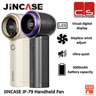 Jincase JF-79 Handheld Fan [BLACK / WHITE]