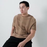 IVING Cody T-Shirt / Men's Knit T-Shirt / Plain Men's T-Shirt / Men's Office Clothes / Imported Men'