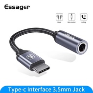 Essager USB Type C to Audio 3.5mm Headset Earphone Cable Adapter For ALL Samsung Android Smartphones