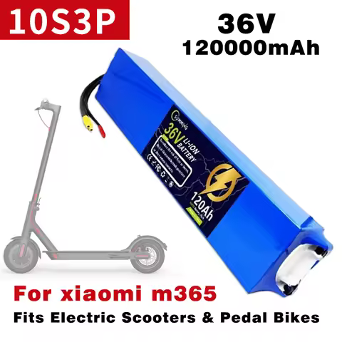 10S3P 36V 120000mAh 36v Electric Scooter Battery Pack 18650 Lithium for M365 Electric Scooter 150w~7