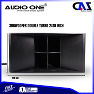 Box Kosong Subwoofer Lapangan Turbo Audio One 218 T Passive Full Meranti Kuat (1 BOX) Double18 Inch 