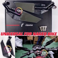 1SET SIDE MIRROR WINGLET CNC ALLOY FOR NAKED BIKE XMAX250 ADV160 ADV150 Z800 Z900 Z650 Z750 Z250 ER6