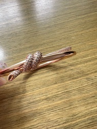 Tiffany knot style玫瑰金色手鐲