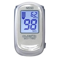 全新日本製造 NISSEI BO-750 血氧機 指式血氧測量儀 心跳(脈搏)血氧含量(SpO2)血流灌注指數(PI)榮獲精確度測試ISO認證
