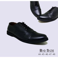 Real Pic Men's Work Shoes, jumbo Size 44-48 Model Black LeatherTALI - Office Shoes BIG Size, 44