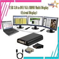Multiple Monitor Extend Display Up 6-Monitor With 1pc 1080P In USB