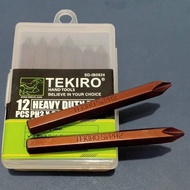 Tekiro Mata Obeng Ketok Plus Minus PH2 PH3 8 x 80 mm Heavy Duty Bits BY YUKIDO