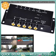 Car 4-Channel Driving Recorder Switcher Control Car Cameras IR Control Switch Combiner Box for 360° 
