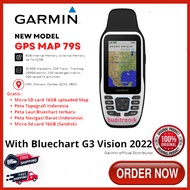 Garmin 79S GPS Garmin Map Khusus Marine Peta Laut Bluechart G3 Vision Laut Darat Garansi Tam