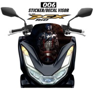 Pcx 160 visor Stickers 2022