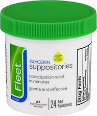 Fleet Suppos Adult Size 24S Adult Glycerin Suppository Laxatives