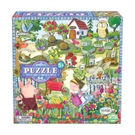 eeBoo 64片拼圖 -- Growing A Garden  64 Piece Puzzle 花園