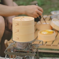 【VVL】-Outdoor Salad Bowl Bamboo Steamer Steamer Steamer Steamer Steamer Camping Steamer Steamer