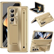 Samsung Galaxy Z Fold 4 5 6 Case with Hinge Protection Kickstand S Pen Holder Screen Protector and C