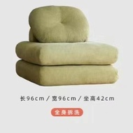 Spot parcel post Lazy Sofa Tatami Tofu Block Sofa Bed Combination Removable Washable Internet Celebrity Rental House Fabric Fried Glutinous Rice Cake Stuffed with Bean Paste Single Sofa