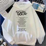 My Chemical Romance hoodie funny anime sweater soft fabric kawaii graphic patterned women sweatshirt