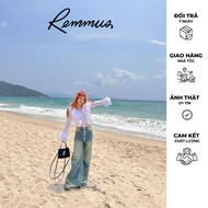 Quần Jean Suông Ống Loe Y2K Dáng cho Nữ