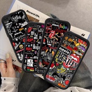 Rock Band hp Clear Plating Casing for Realme Reno Narzo A15s A16E C20A F17 C15 4F C20 C21 2F C25S C1
