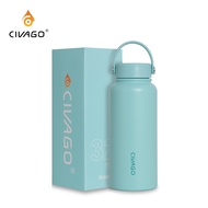 CIVAGO（32oz/960ml）Stainless Steel Vacuum Flask Tumbler​ Large Capacity Bottle Coffee Cup with Handle