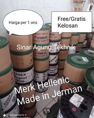 Kawat tembaga email 0,70 mm Merk Hellenic original Jerman