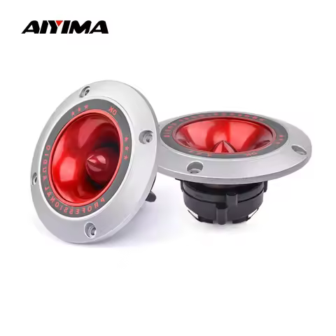 AIYIMA 2Pcs 4 Inch Tweeters Speaker Piezoelectric Tweeter 100W Ceramic Buzzer Treble Audio Speaker T