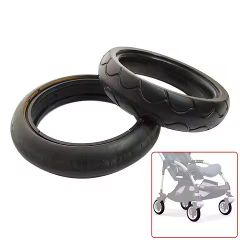 Baby Buggy Tire For Bugaboo Bee3 Bee5 Pushchair Front Rear Wheel Tire PU Tubeless Wheel Casing With 
