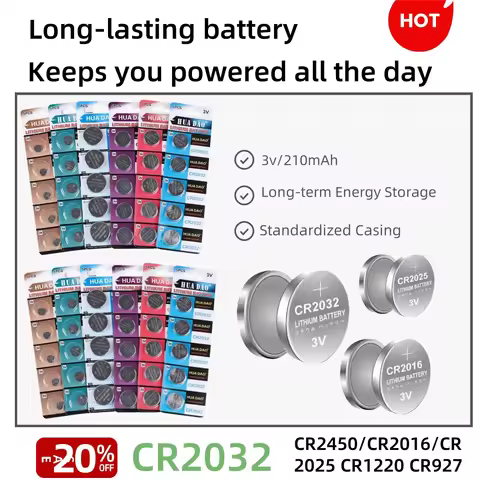 CR2025 CR2032 3V Button Battery CR2016 CR2450 CR1220 CR927 Lithium Battery CR 2032 Button Cell For W