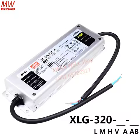 Original MEAN WELL 320W Constant Current Mode LED Driver Switching Power Supply XLG-320-L-A XLG-320-