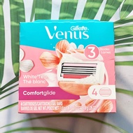ยิลเลตต์วีนัส ใบมีดโกน หนา 3 ชั้น Venus ComfortGlide Razor Blades Refill White Tea 4 or 6 Count (Gil