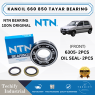NTN KANCIL 660 850 FRONT / REAR WHEEL BEARING WITH OIL SEAL 2 PCS FW 6305 6203 2RS 6304 2RS
