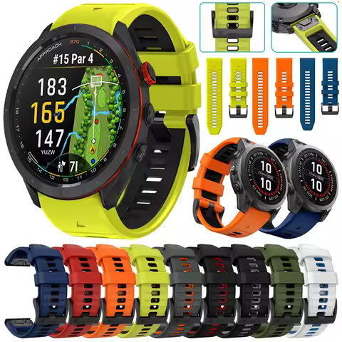 22 26mm Smart Watch Band For Garmin Instinct 2X QuickFit Sports Strap For Forerunner 965 955 Solar 7
