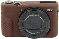JINAU PULUZ Soft Silicone Protective Case for For Canon EOS G7 X Mark II (Color : Coffee)