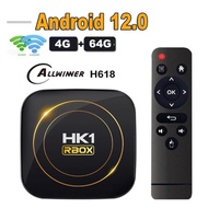 HK1 RBOX H8S Network Set Top BOX H618 Android 12.0 Dual Band WIFI BT4.0 TV BOX