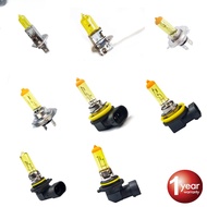 hippcron Car Halogen Bulb 12V 55W 60W Yellow 1 PCS H1 H3 H4 H7 H11 9005 HB3 9006 HB4 Car Headlight F