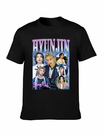 Hyunjin STRY Kids Shirt Stay Maniac Oddinary SKZ Tshirt Kpop Merch Shirt World Tour Everyone All Aro