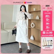 Chân váy nữ jean túi hộp thời trang Gmorning - GUMAC YVJE10082