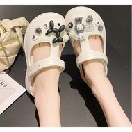 HÀNG SIÊU CẤP DÉP CROSS NỮ DÉP SỤC NỮ KÈM STICK DỄ THƯƠNG ĐẾ CAO 5CM PHONG CÁCH HÀN QUỐC-RUBISHOES