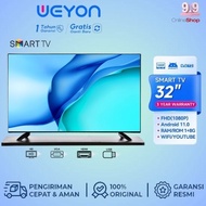 [BISA COD] PROMO WEYON TV LED 32/27/25/24/22/21/19 INCH SMART TV YOUTUBE NETFLIX GARANSI 1 TAHUN MONITOR CCTV TELEVISI
