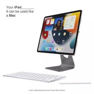 （需預訂）磁吸式可多角度調節平板電腦桌面支架 Smart Stand Magnetic Mount Tablet Stand For iPad iPad Pro Holder Stand New Metallic Design 360° Rotation Free Adjustable