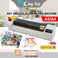 A3 & A4 Laminator Office Machine Smooth Laminating Hot And Cold Laminator Laminator Machine Heavy Du