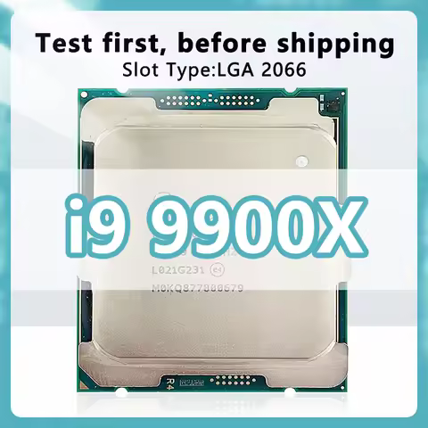 Core i9 9900X CPU 14nm 10 Cores 20 Threads 3.5GHz 19.25MB 165W processor LGA2066 For Desktop X299 mo