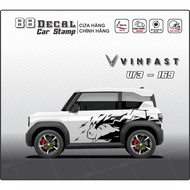 VF3 car sticker - High quality Decal. pikachu cartoon sticker model (full color). 1 set includes 2 s