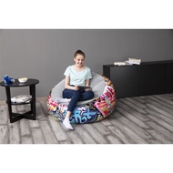 Bestway® 44 "x 44" x 26 "/1.12m * 1.12m * 66cm Single Flocking Sofa (Graffiti)
