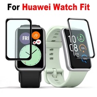 ฟิล์มกันรอยหน้าจอ 3D สำหรับ Huawei Watch Fi tฟิล์มSmart watch huawei watch fit 3d