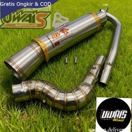 Red LEO Exhaust Open For Ex5 lc135 Y15ZR Bonus Sym Kriss 110/125 SRL 125 Legend smash future Dash sy