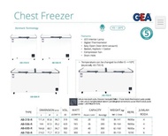 Gea Ab 506 R Chest Freezer Box 500 L Freezer 500 Liter