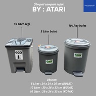 LIMITED!! Atari 5-10 LITER Round and Square Trash Can Atari Medical Trash Can/